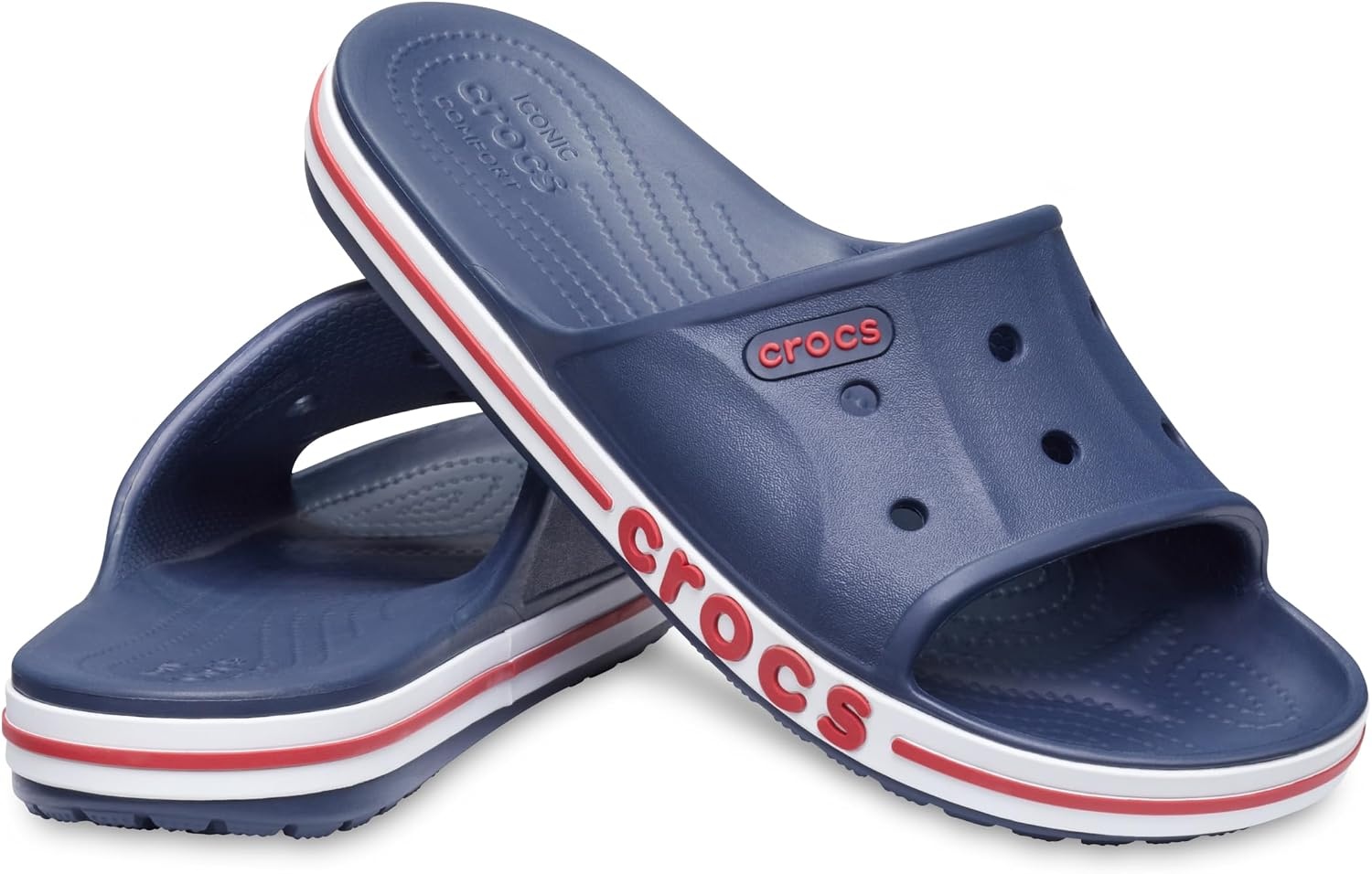 image:imageCrocs Unisex Adult Bayaband Slide SandalsNavyPepper