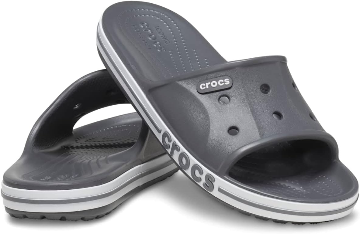 image:imageCrocs Unisex Adult Bayaband Slide SandalsSlate Grey