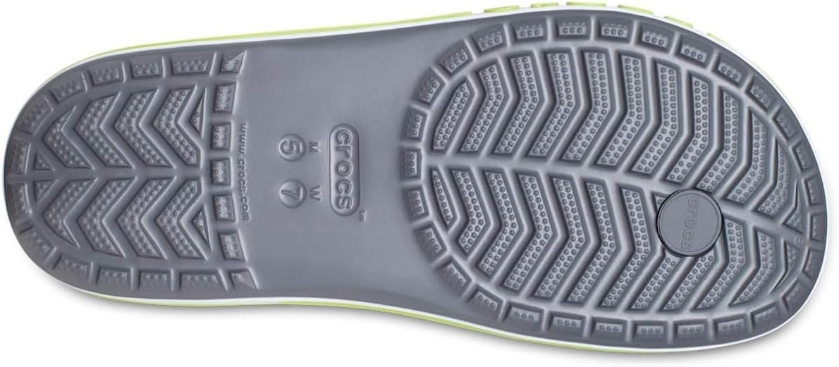 image:imageCrocs Unisex Adult Bayaband Slide SandalsSlate Grey Lime Punch