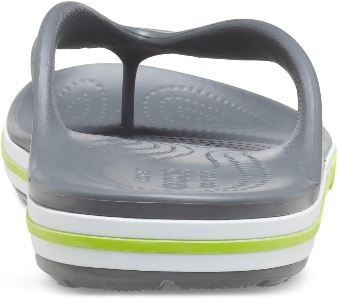 image:imageCrocs Unisex Adult Bayaband Slide SandalsSlate Grey Lime Punch