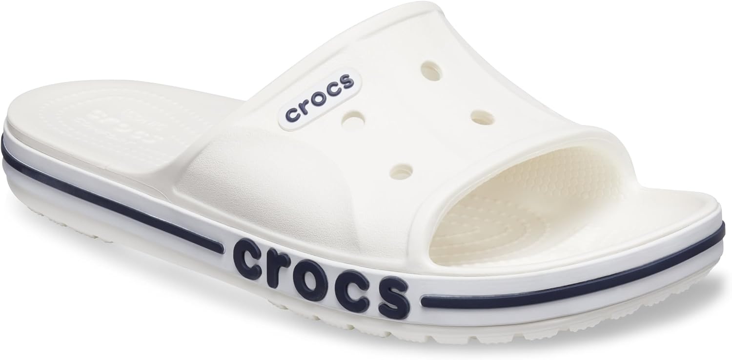 image:imageCrocs Unisex Adult Bayaband Slide SandalsWhiteNavy