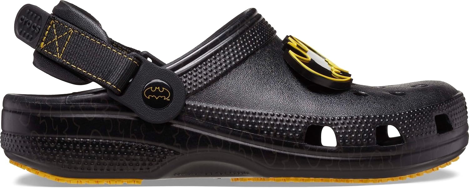 image:imageCrocs Unisex Adult Classic Adjustable Batman ClogsBlack