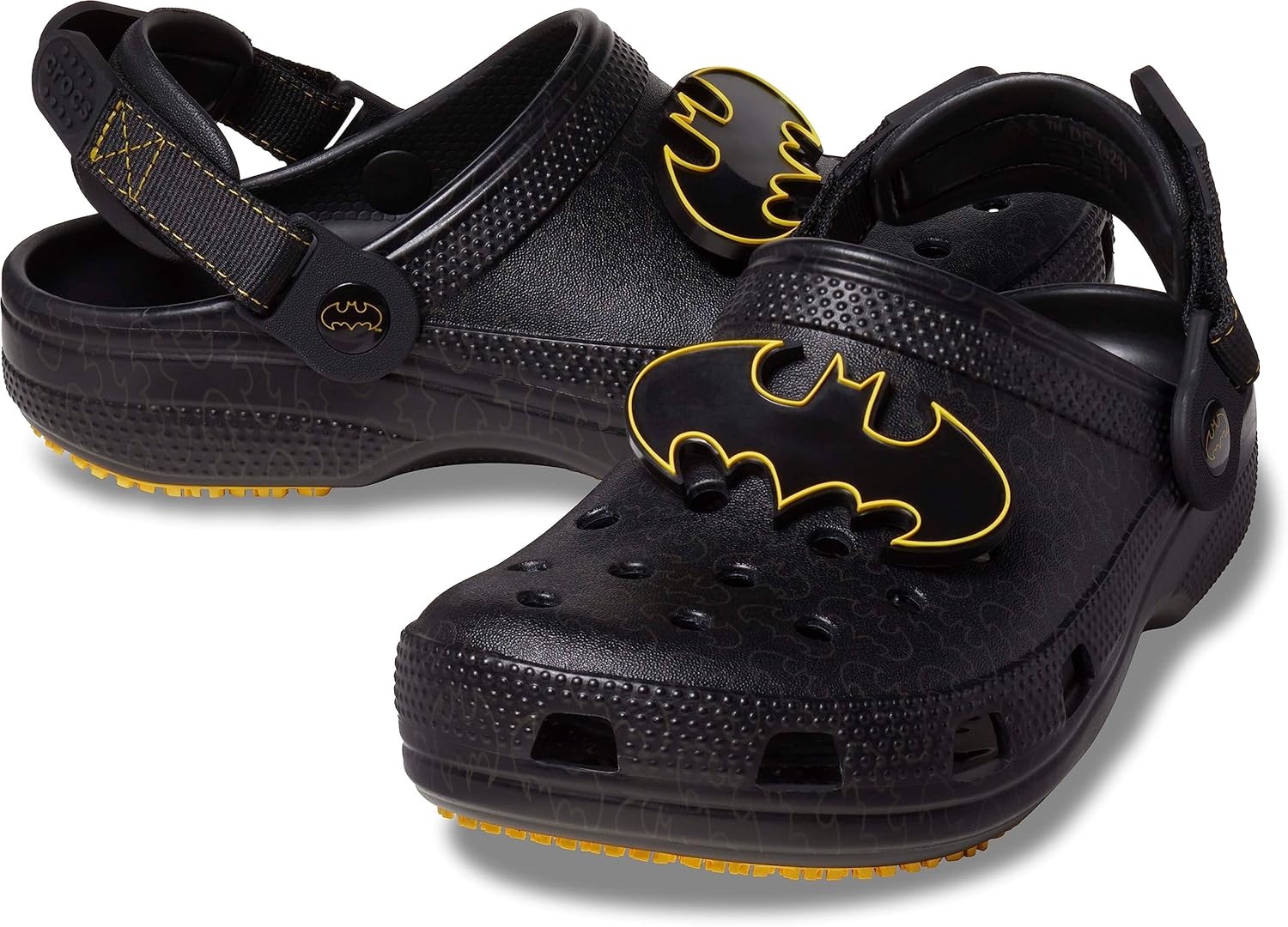 image:imageCrocs Unisex Adult Classic Adjustable Batman ClogsBlack