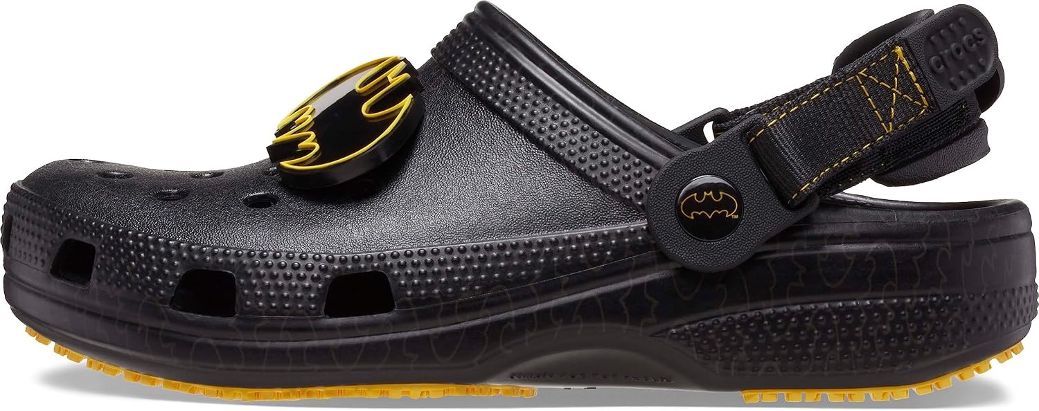 image:imageCrocs Unisex Adult Classic Adjustable Batman ClogsBlack