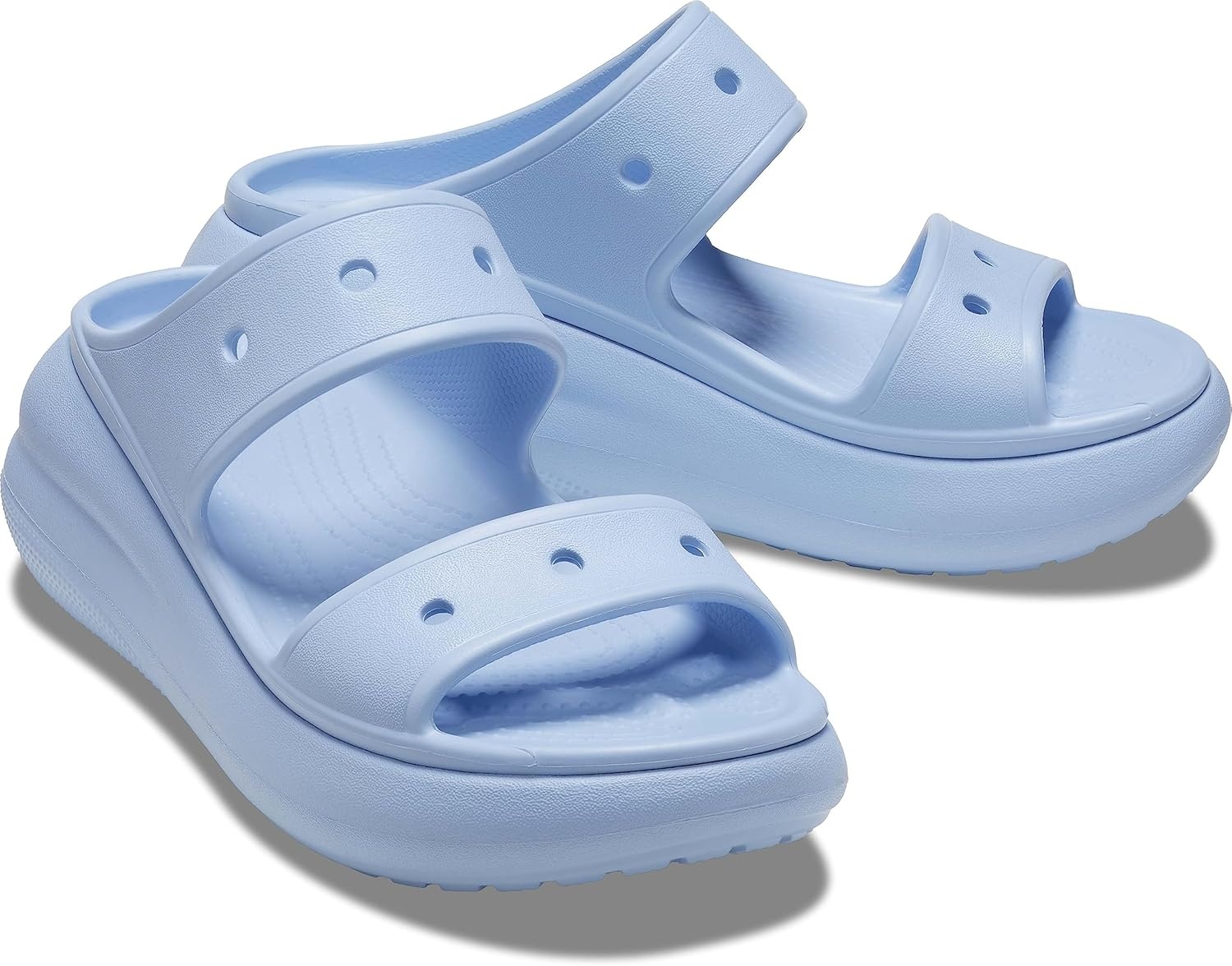 image:imageCrocs Unisex Adult Classic Crush SandalsBlue Calcite