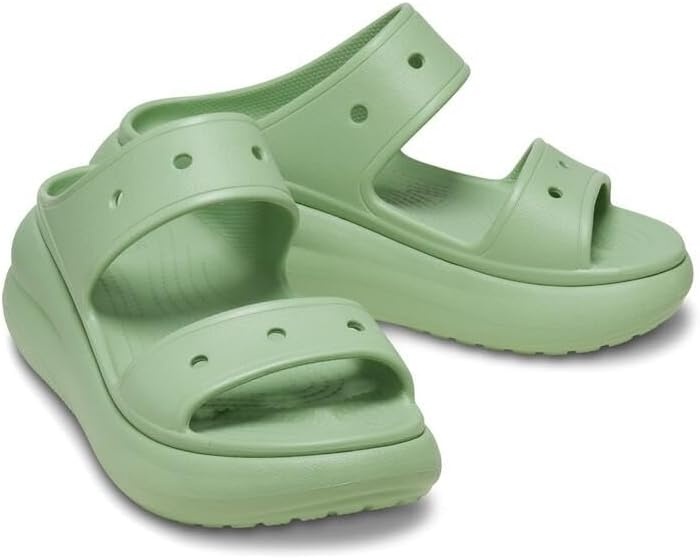 image:imageCrocs Unisex Adult Classic Crush SandalsFair Green