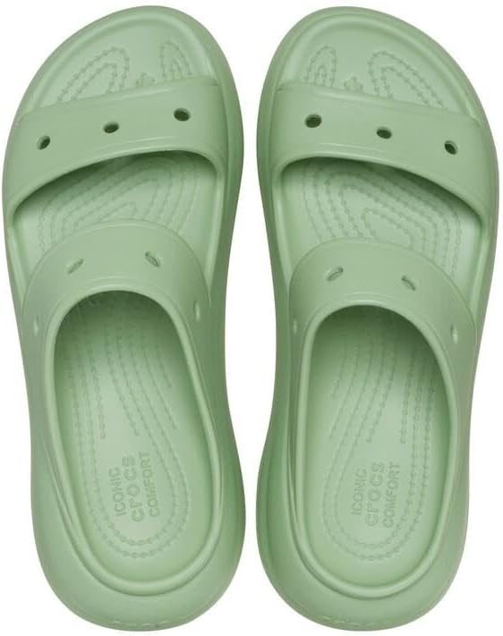 image:imageCrocs Unisex Adult Classic Crush SandalsFair Green