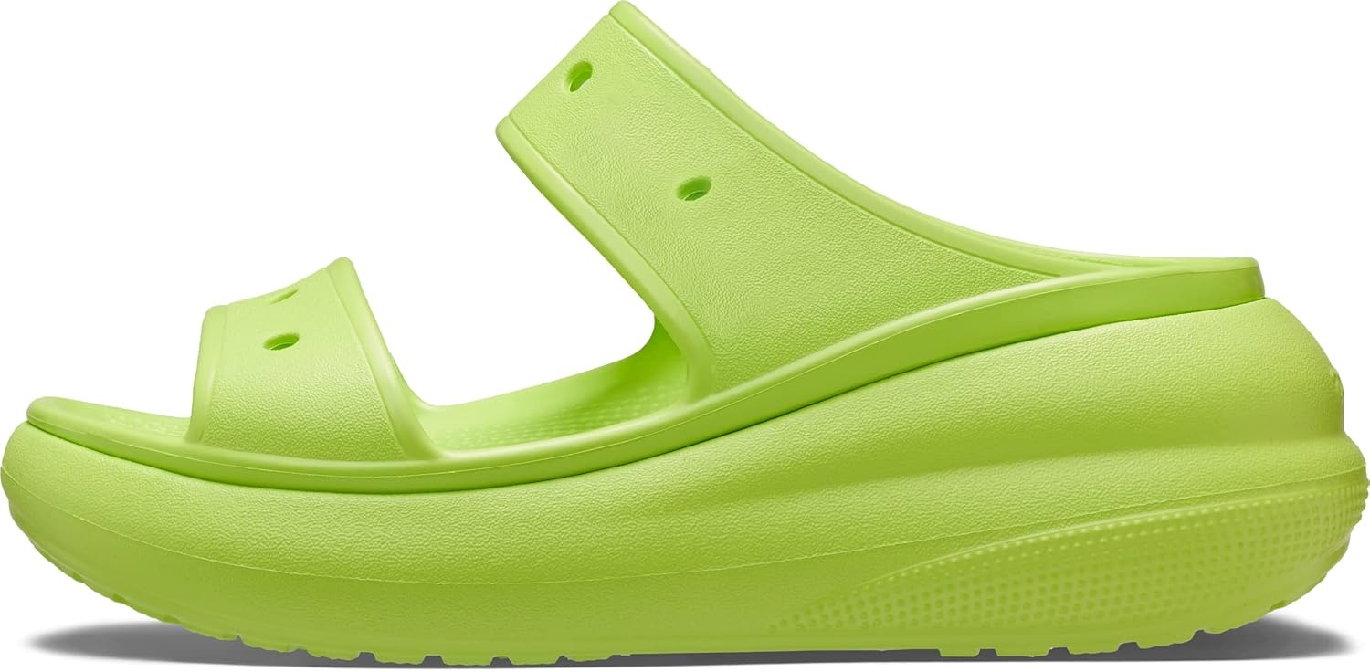 image:imageCrocs Unisex Adult Classic Crush SandalsLimeade