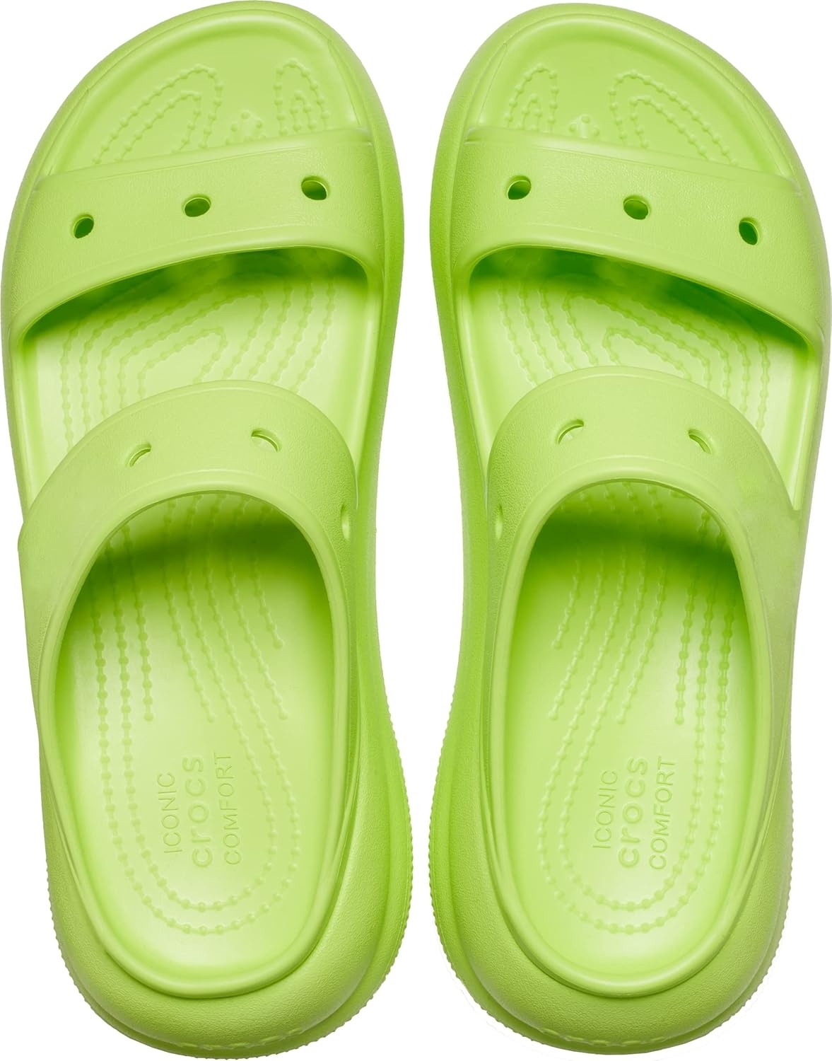 image:imageCrocs Unisex Adult Classic Crush SandalsLimeade