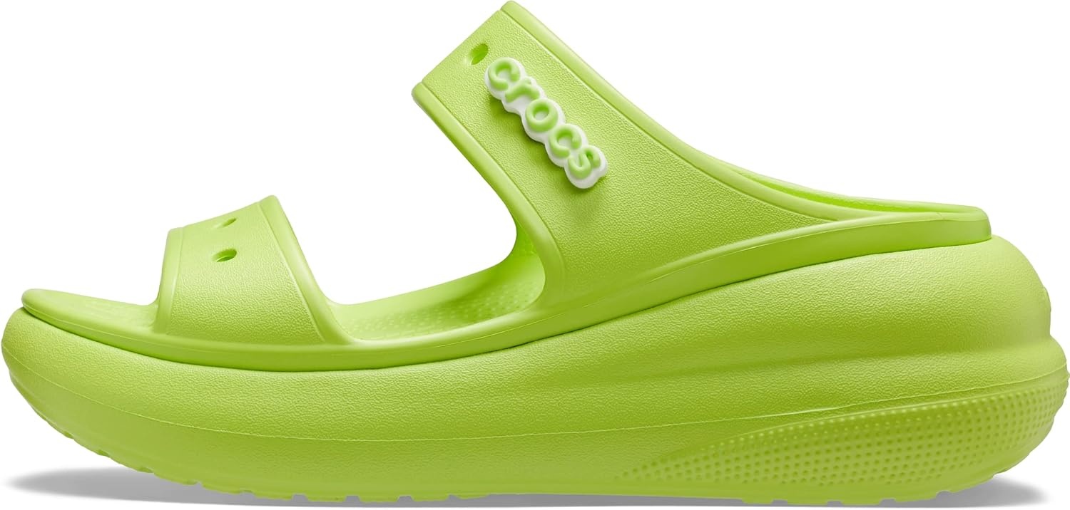 image:imageCrocs Unisex Adult Classic Crush SandalsLimeade
