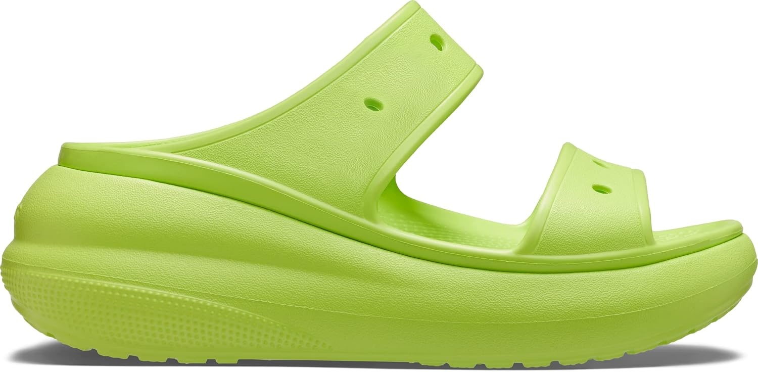 image:imageCrocs Unisex Adult Classic Crush SandalsLimeade