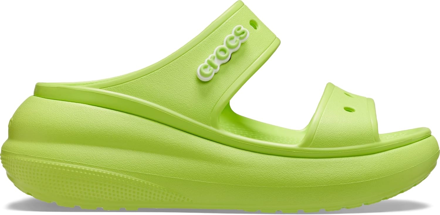 image:imageCrocs Unisex Adult Classic Crush SandalsLimeade