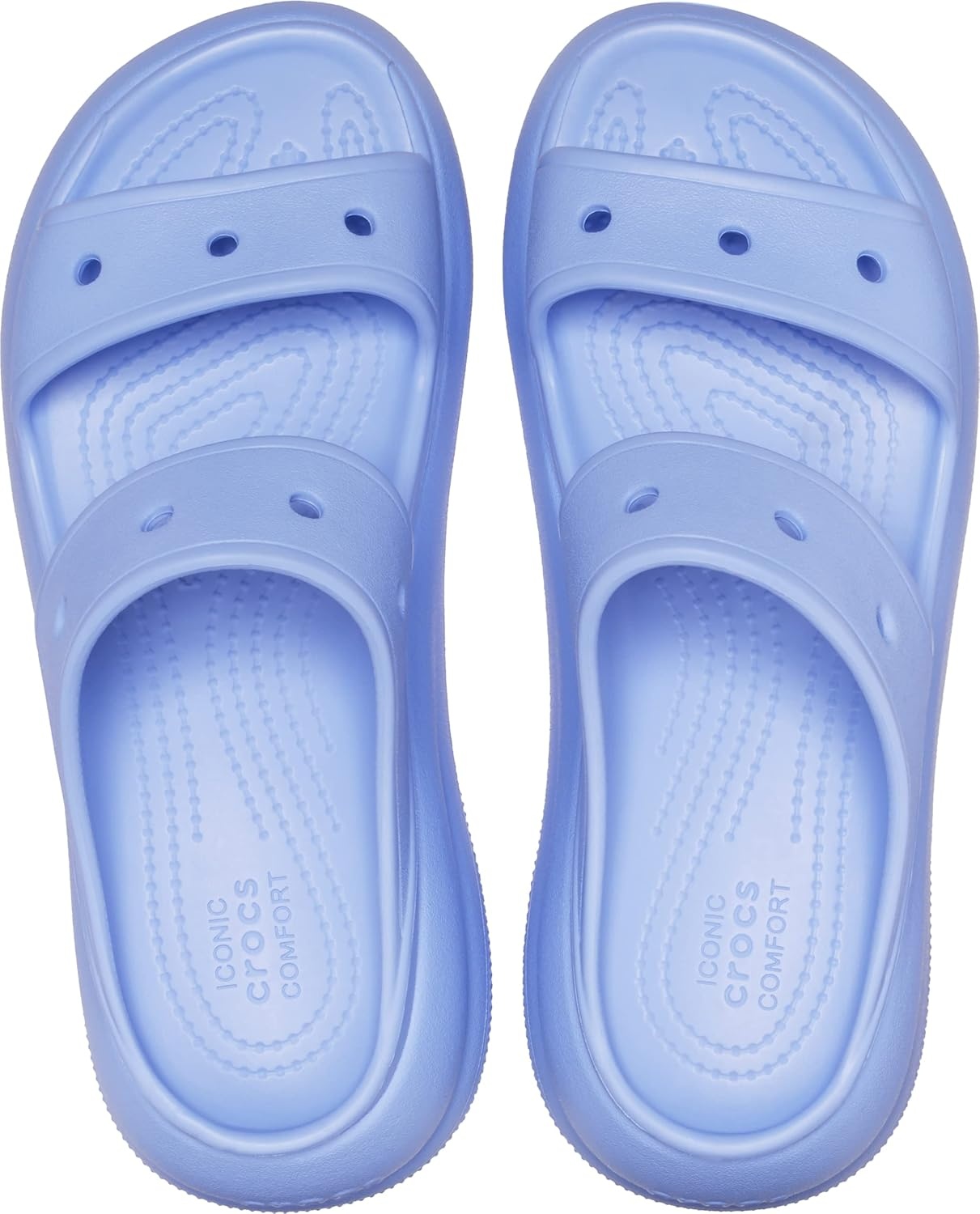 image:imageCrocs Unisex Adult Classic Crush SandalsMoon Jelly