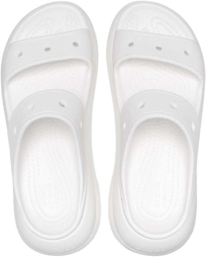 image:imageCrocs Unisex Adult Classic Crush SandalsWhite