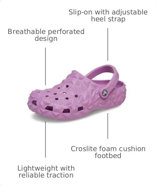 image:imageCrocs Unisex Adult Classic Geometric ClogPink