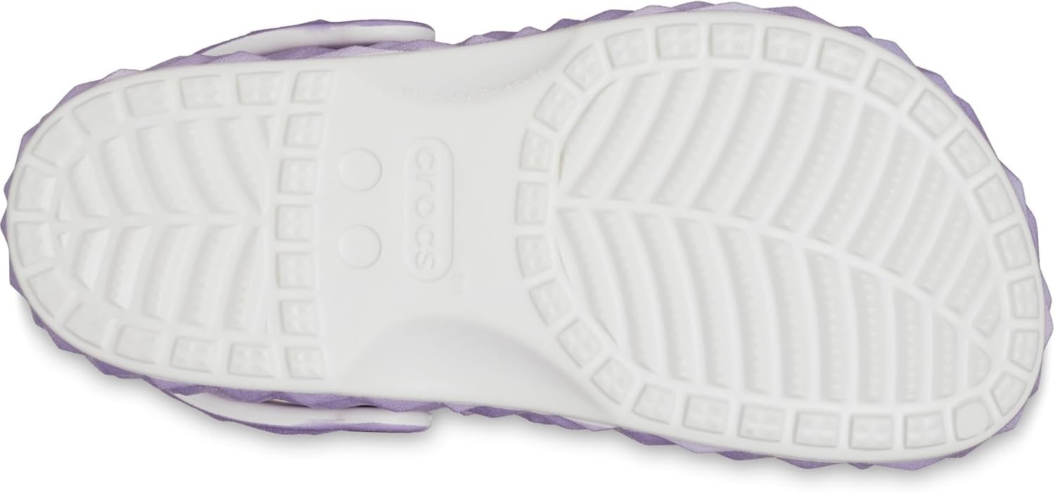 image:imageCrocs Unisex Adult Classic Geometric ClogWhiteIridescent