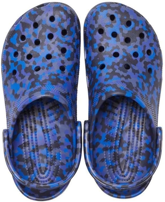 image:imageCrocs Unisex Adult Classic Marbled Tiedye ClogsBlue BoltMulti Confetti