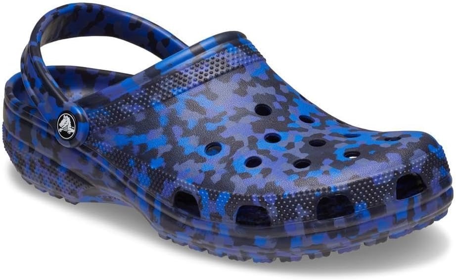 image:imageCrocs Unisex Adult Classic Marbled Tiedye ClogsBlue BoltMulti Confetti