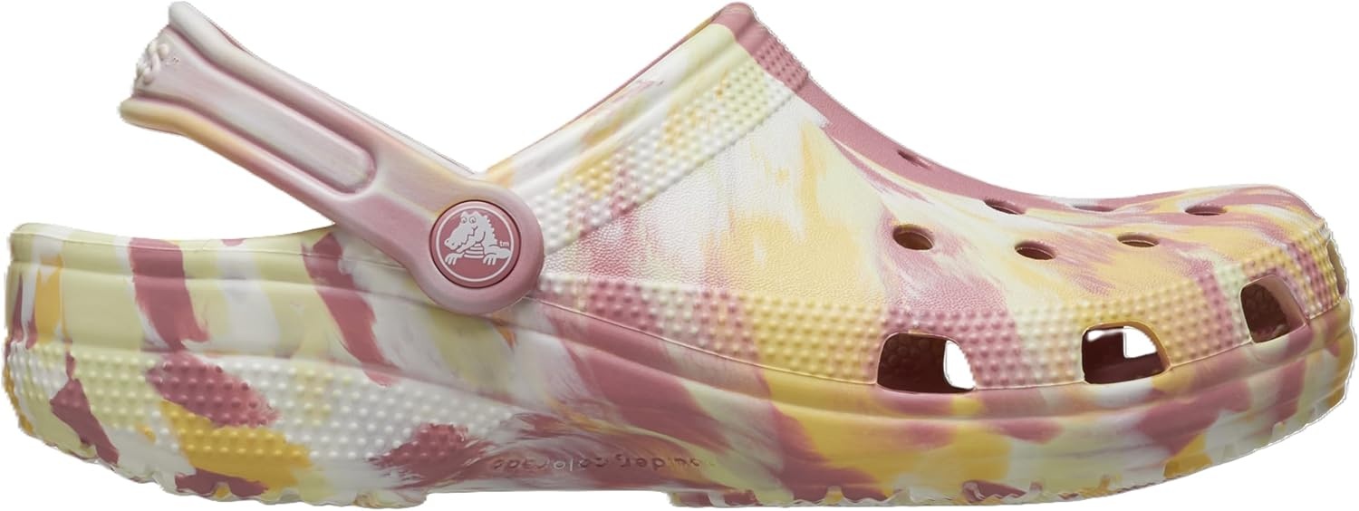 image:imageCrocs Unisex Adult Classic Marbled Tiedye ClogsDaylilyMulti