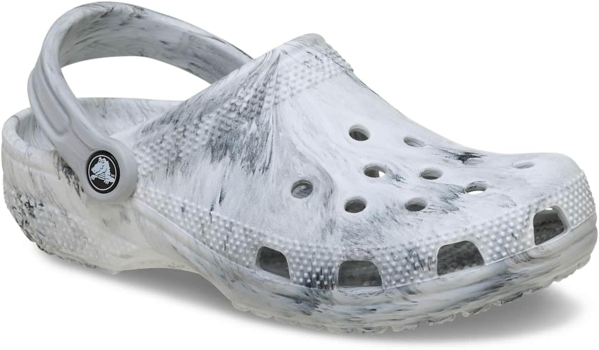 image:imageCrocs Unisex Adult Classic Marbled Tiedye ClogsGrey Swirl