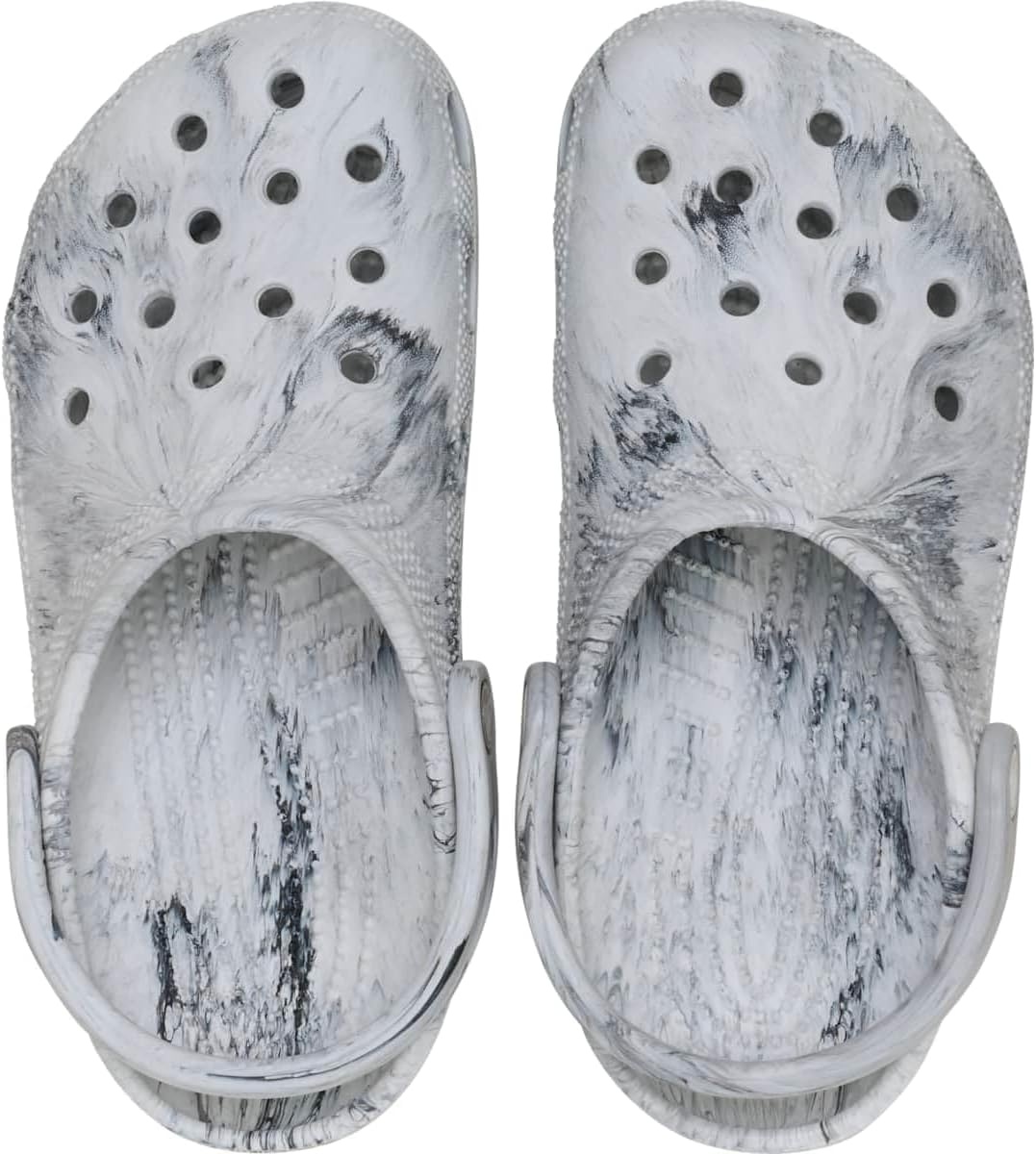 image:imageCrocs Unisex Adult Classic Marbled Tiedye ClogsGrey Swirl