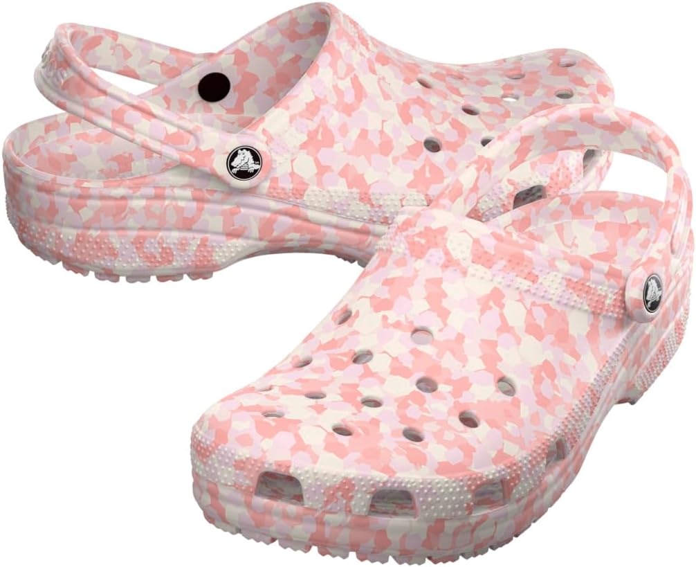 image:imageCrocs Unisex Adult Classic Marbled Tiedye ClogsPink MilkMulti Confetti