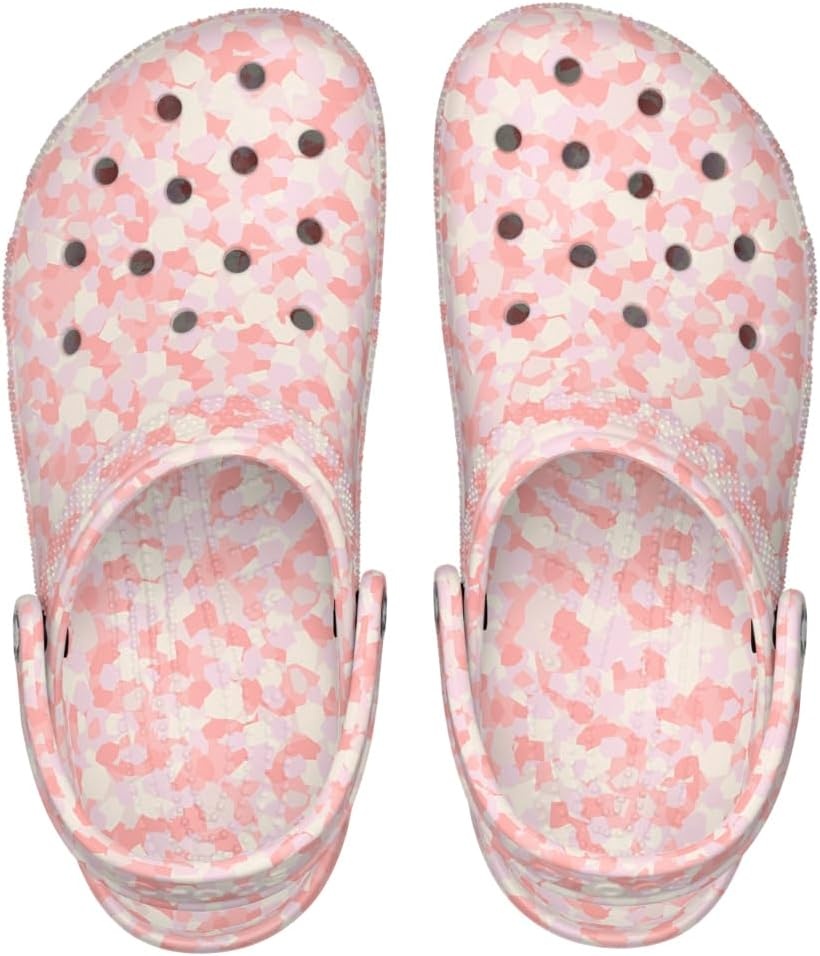 image:imageCrocs Unisex Adult Classic Marbled Tiedye ClogsPink MilkMulti Confetti