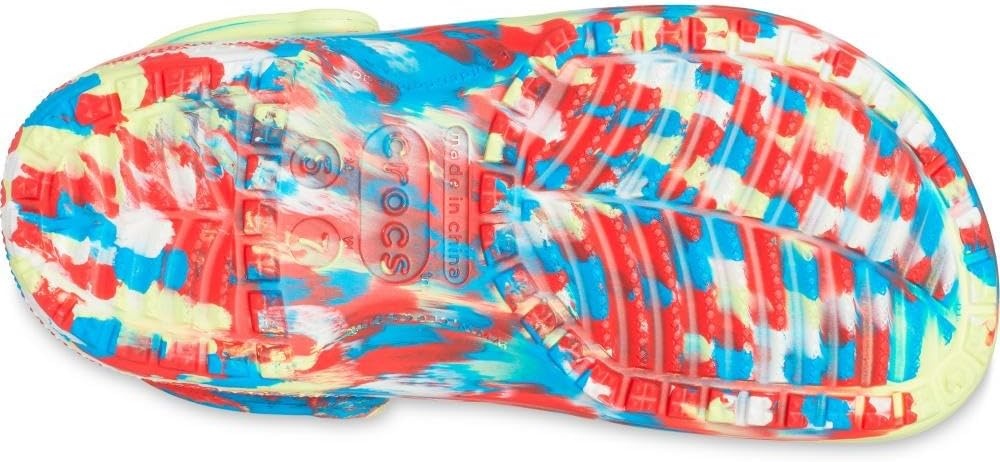 image:imageCrocs Unisex Adult Classic Marbled Tiedye ClogsSulphurMulti