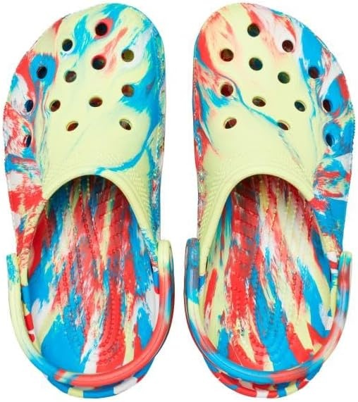 image:imageCrocs Unisex Adult Classic Marbled Tiedye ClogsSulphurMulti