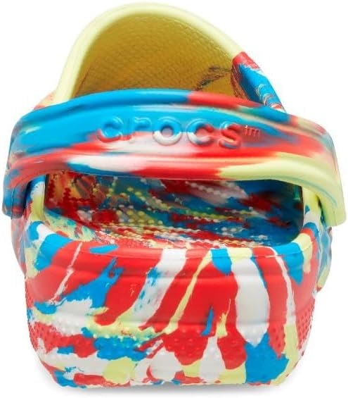 image:imageCrocs Unisex Adult Classic Marbled Tiedye ClogsSulphurMulti
