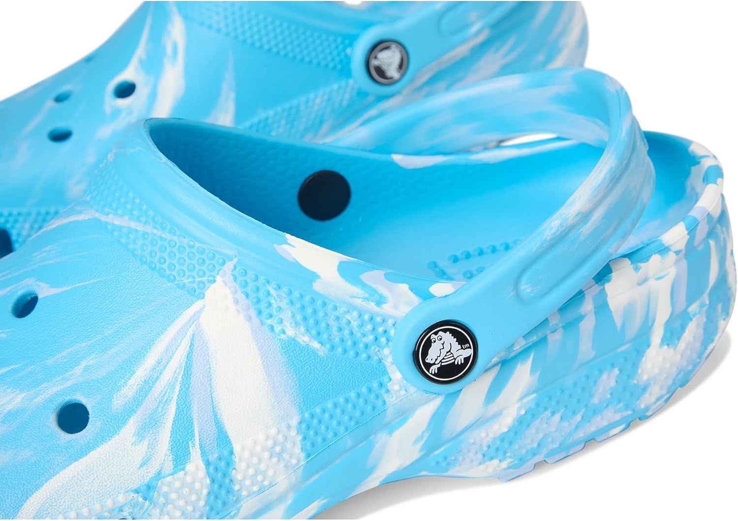 image:imageCrocs Unisex Adult Classic Marbled Tiedye ClogsTinted GlassMulti