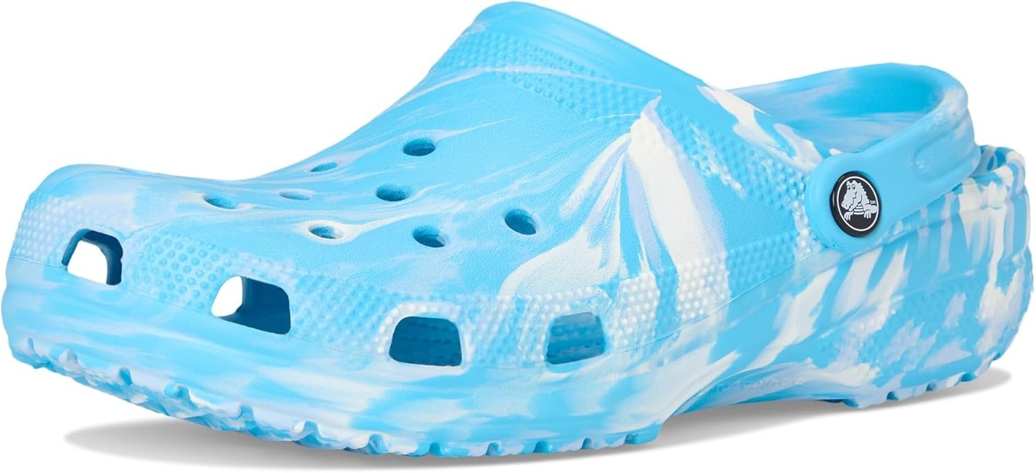 image:imageCrocs Unisex Adult Classic Marbled Tiedye ClogsTinted GlassMulti