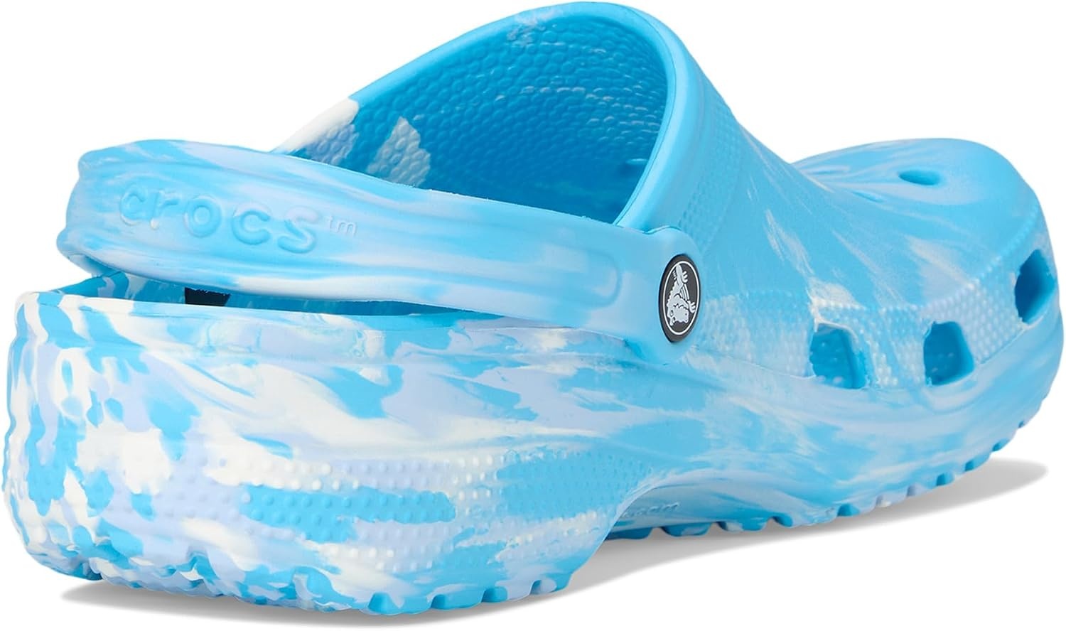 image:imageCrocs Unisex Adult Classic Marbled Tiedye ClogsTinted GlassMulti