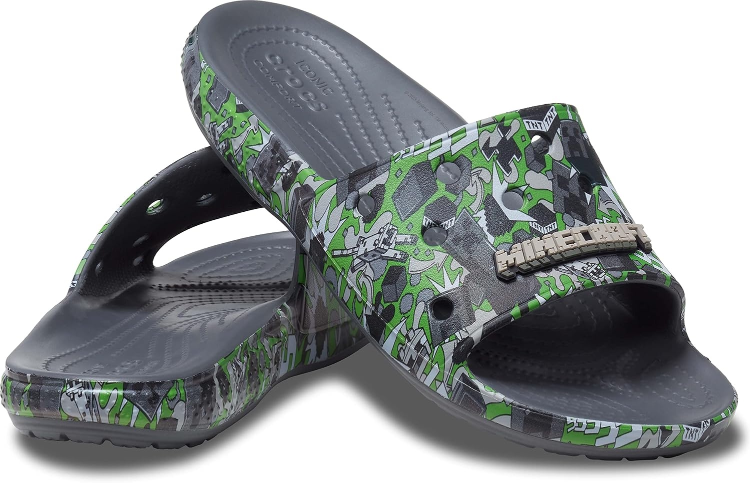 image:imageCrocs Unisex Adult Classic Minecraft SlidesMulti