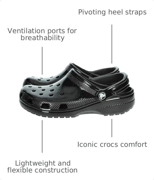 image:imageCrocs Unisex Adult Classic Neon Highlighter ClogsBlack
