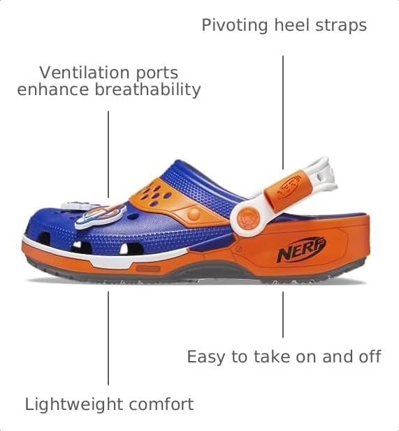 image:imageCrocs Unisex Adult Classic Nerf ClogsNerf Blue
