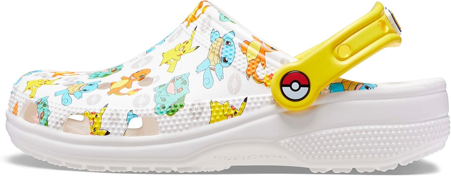 image:imageCrocs Unisex Adult Classic Pikachu ClogsWhiteMulti