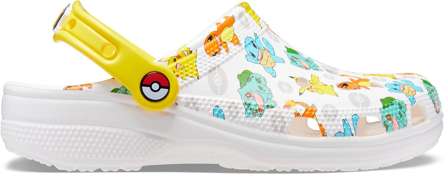 image:imageCrocs Unisex Adult Classic Pikachu ClogsWhiteMulti