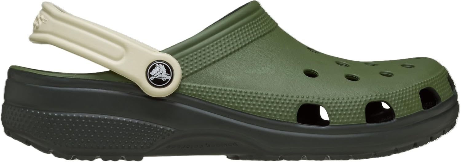 image:imageCrocs Unisex Adult Classic Retro Sport Slip On ClogsArmy Green