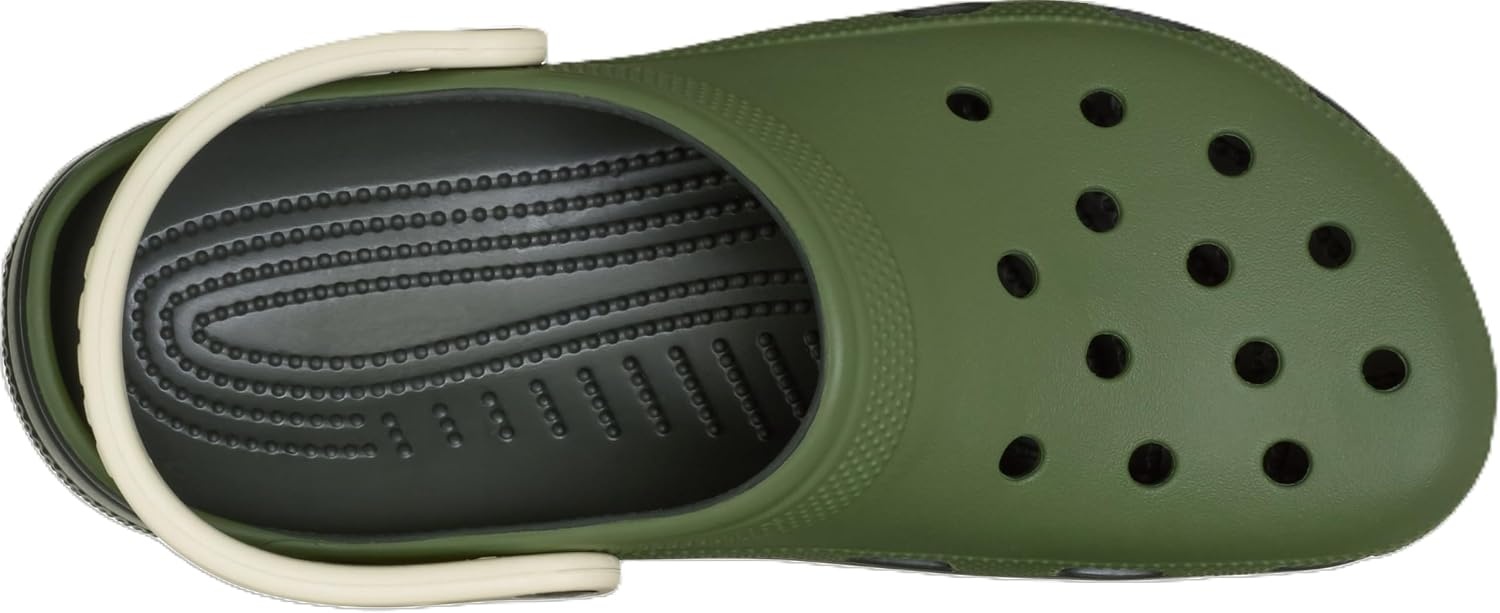 image:imageCrocs Unisex Adult Classic Retro Sport Slip On ClogsArmy Green