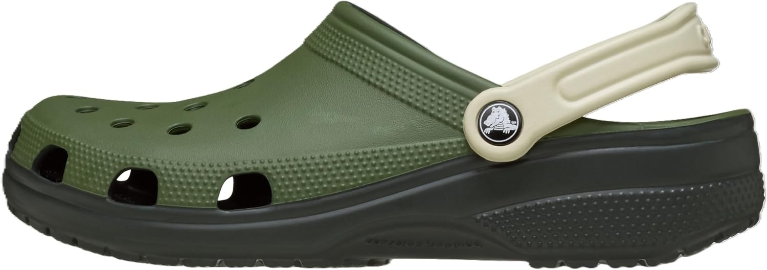 image:imageCrocs Unisex Adult Classic Retro Sport Slip On ClogsArmy Green