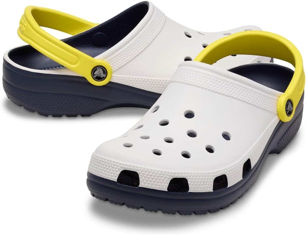 image:imageCrocs Unisex Adult Classic Retro Sport Slip On ClogsWhite