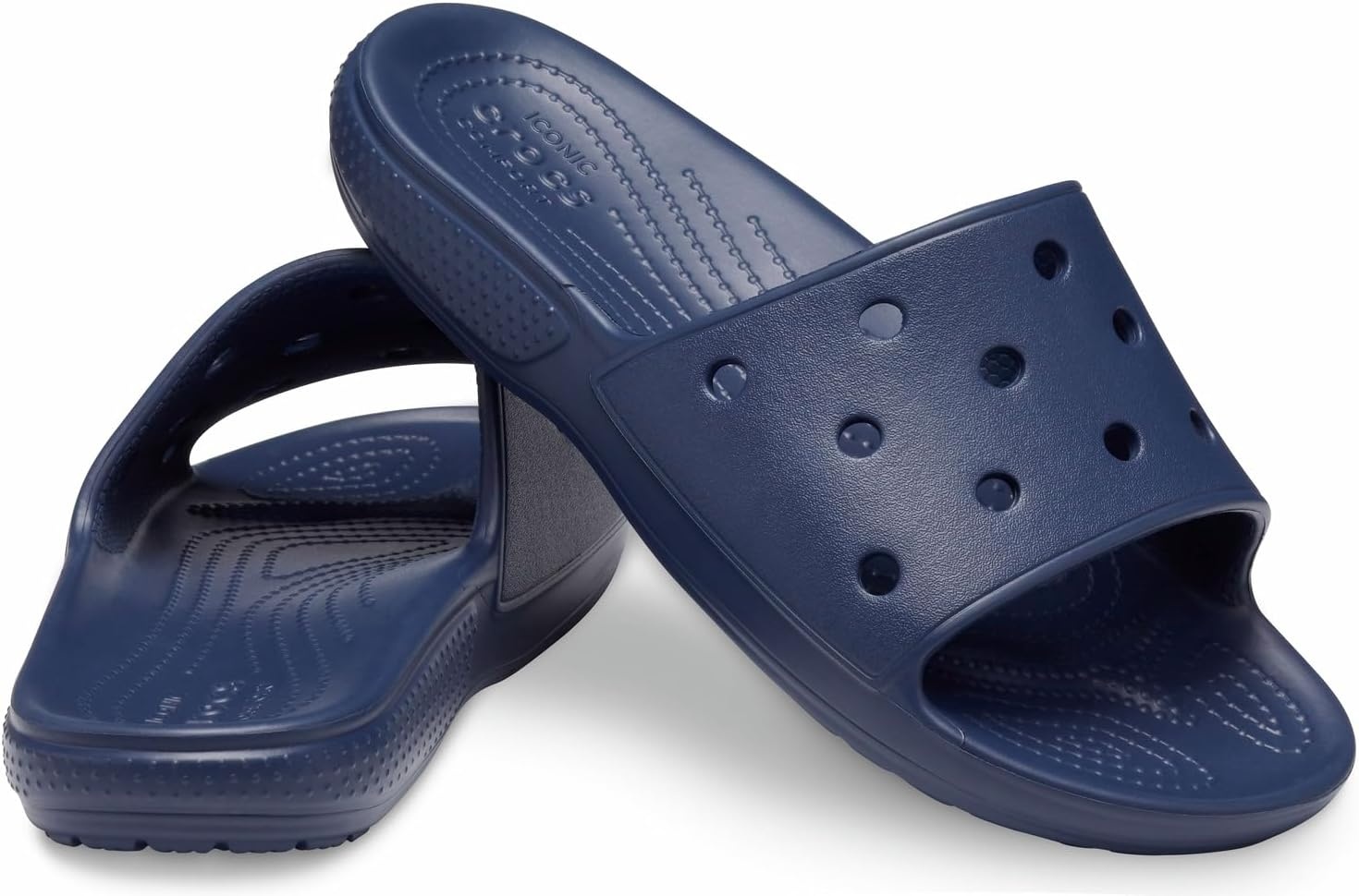 image:imageCrocs Unisex Adult Classic Slide SandalsNavy