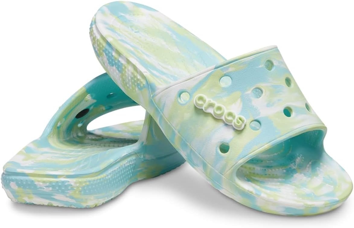 image:imageCrocs Unisex Adult Classic Slide SandalsPure WaterMulti