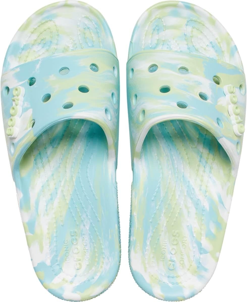 image:imageCrocs Unisex Adult Classic Slide SandalsPure WaterMulti