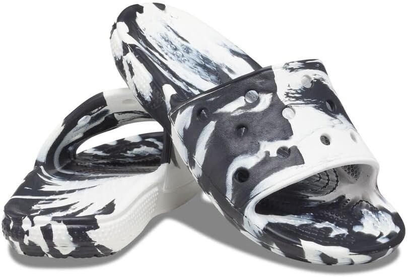 image:imageCrocs Unisex Adult Classic Slide SandalsWhiteBlack