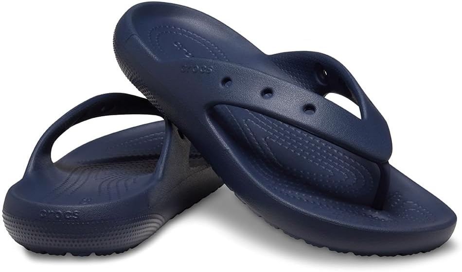 image:imageCrocs Unisex Adult Classic V2 Flip FlopsNavy