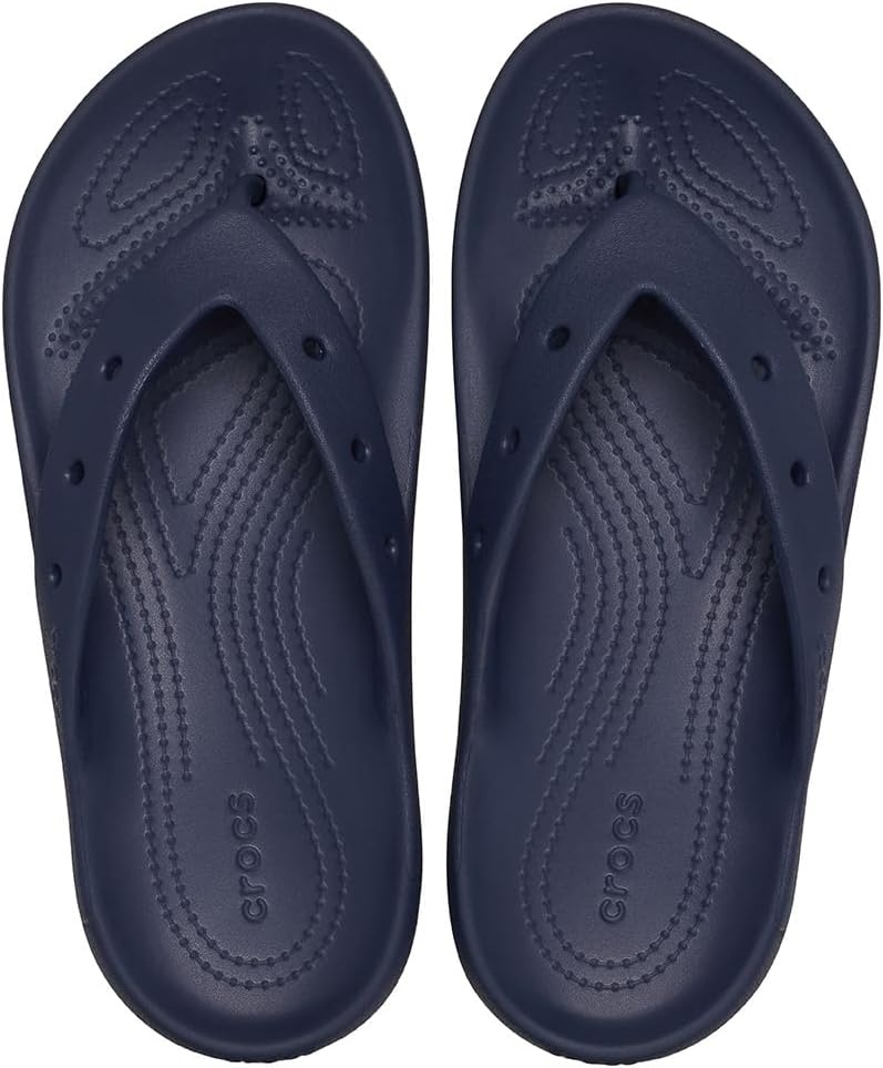 image:imageCrocs Unisex Adult Classic V2 Flip FlopsNavy