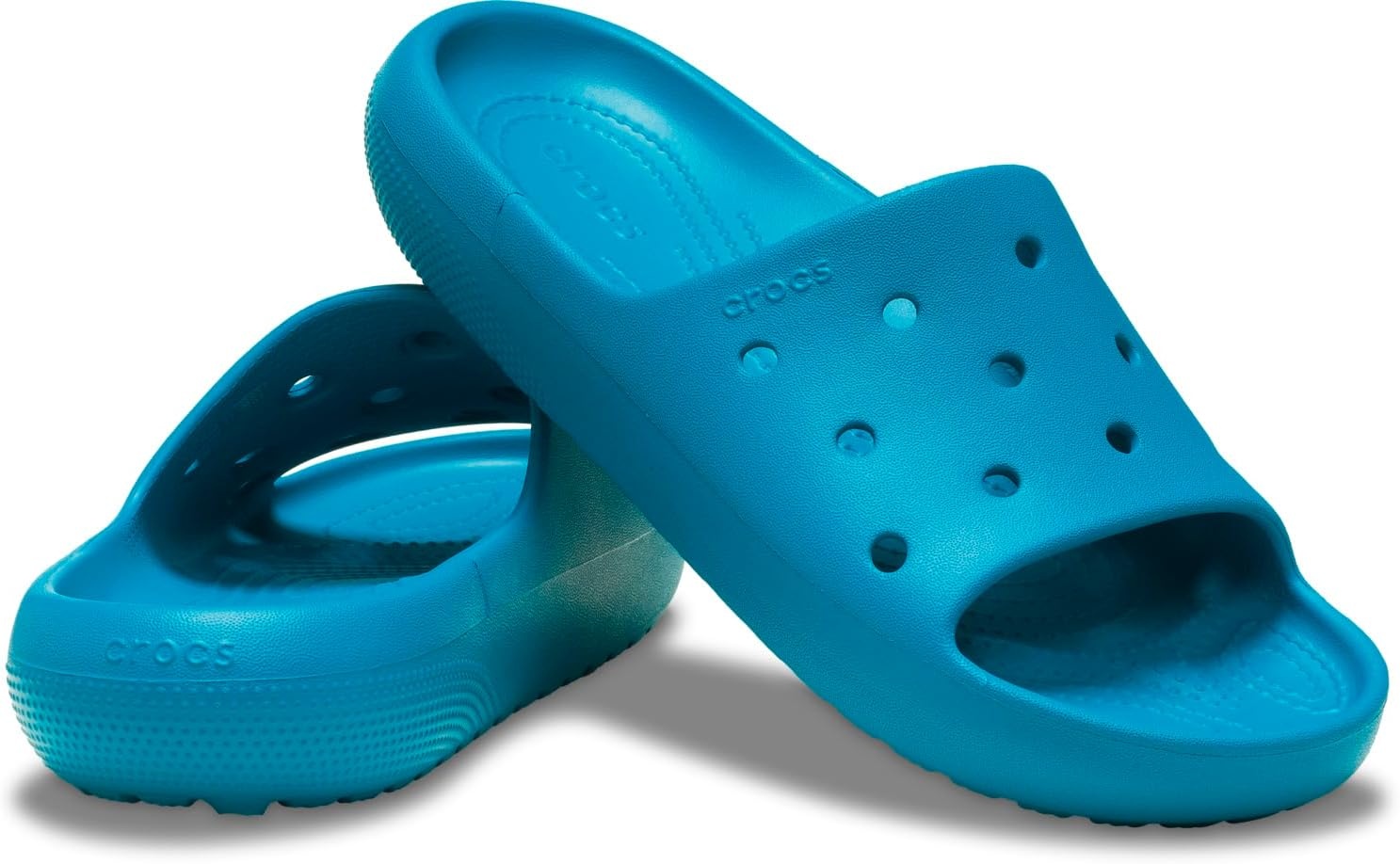image:imageCrocs Unisex Adult Classic V2 SlidesTurbo Teal