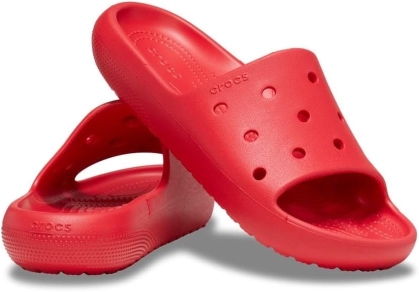 image:imageCrocs Unisex Adult Classic V2 SlidesVarsity Red